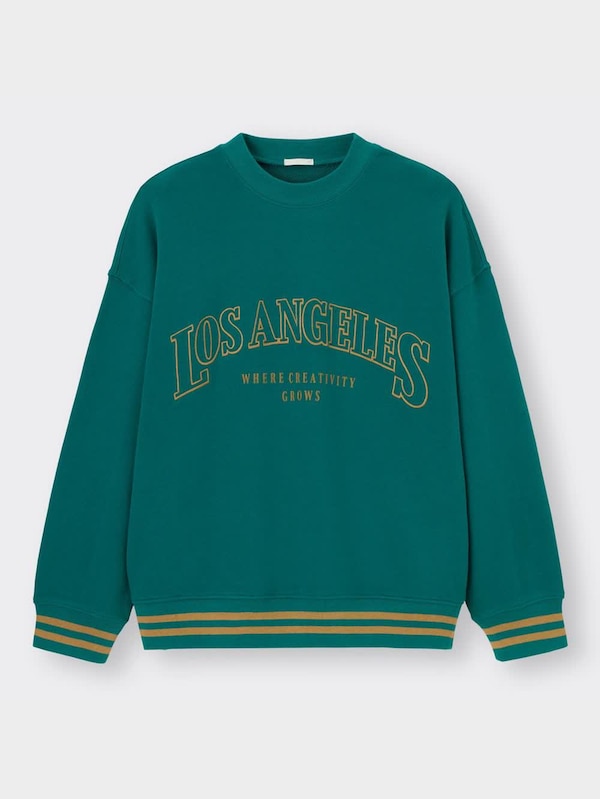 オーバーサイズグラフィックスウェットプルオーバー長袖YT+E