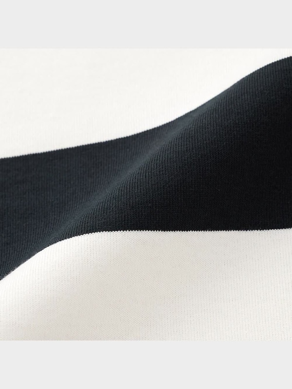 クロップドラガーシャツ(長袖)(ボーダー)YT+E