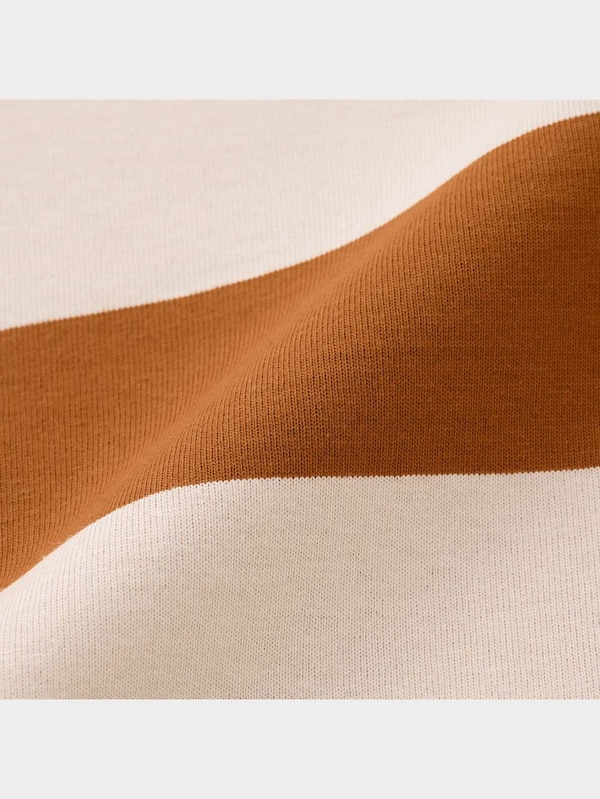 クロップドラガーシャツ(長袖)(ボーダー)YT+E