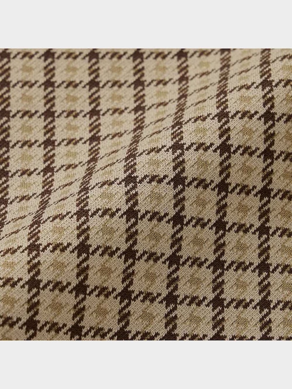 スリーブコンビネーションワンピース(チェック)(長袖)YT+X