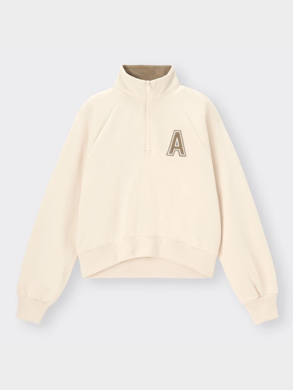 ハーフジップスウェットプルオーバー(長袖)YT+E