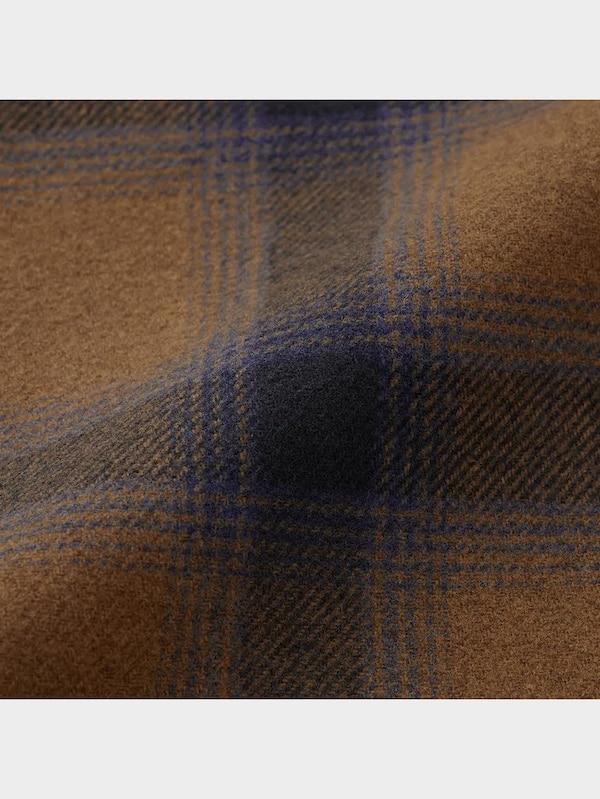 チェックバルカラーコート