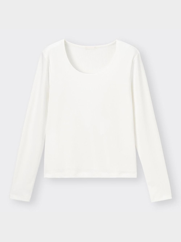 リブUネックT(長袖)Z+X