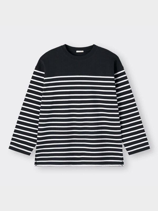 パネルボーダーチュニックT(長袖)RS+X