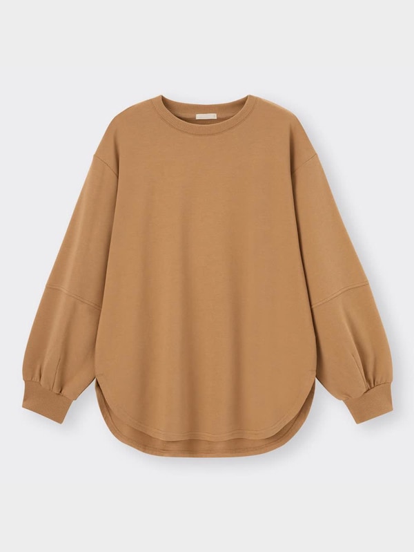 ライトスウェットオーバーサイズT(長袖)Q+E