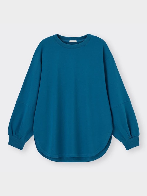 ライトスウェットオーバーサイズT(長袖)Q+E