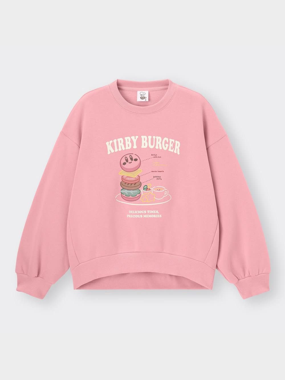 GU公式 | オーバーサイズスウェットプルオーバー(長袖) Kirby 2