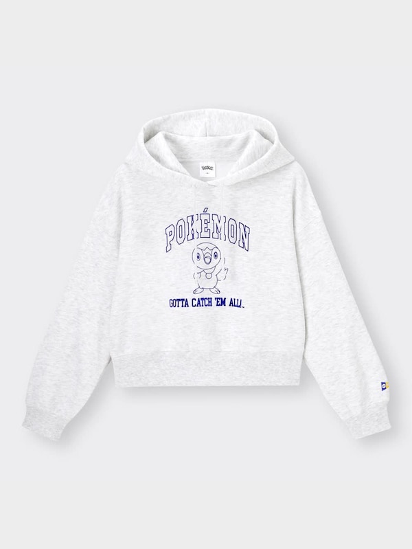 クロップドグラフィックスウェットパーカ(長袖) Pokemon 2