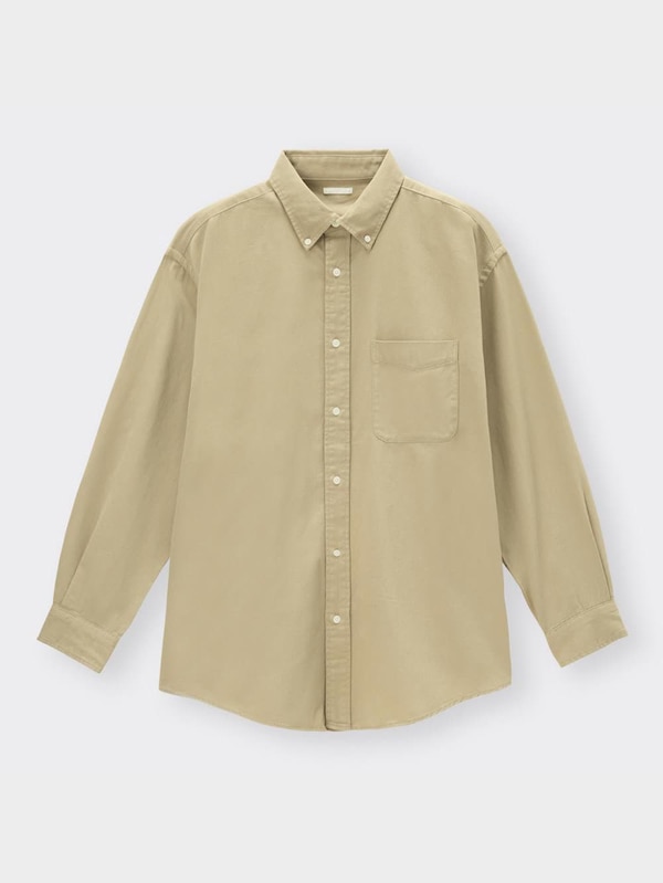 ツイルオーバーサイズシャツ(長袖)