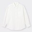 フランネルリラックスフィットシャツ(長袖)+E-OFF WHITE