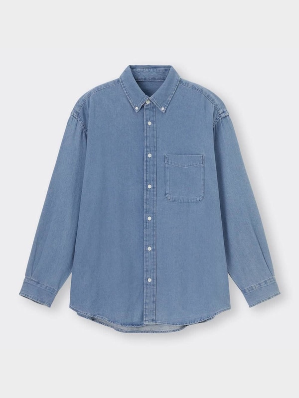 デニムオーバーサイズシャツ(長袖)