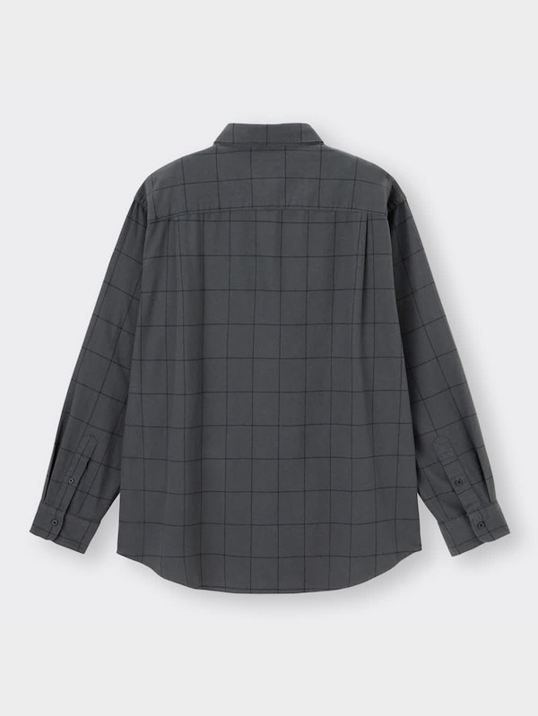 フランネルリラックスフィットシャツ(長袖)(チェック2)
