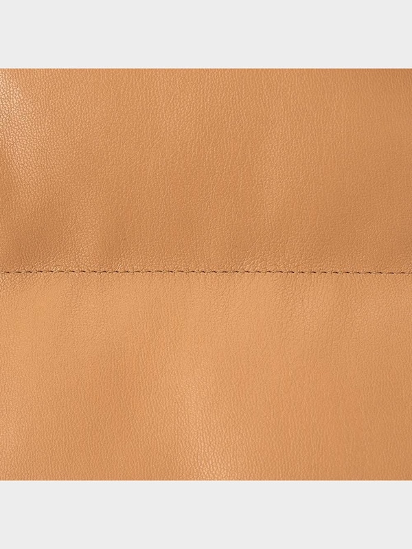 ヒートパデッドフェイクレザーブルゾン