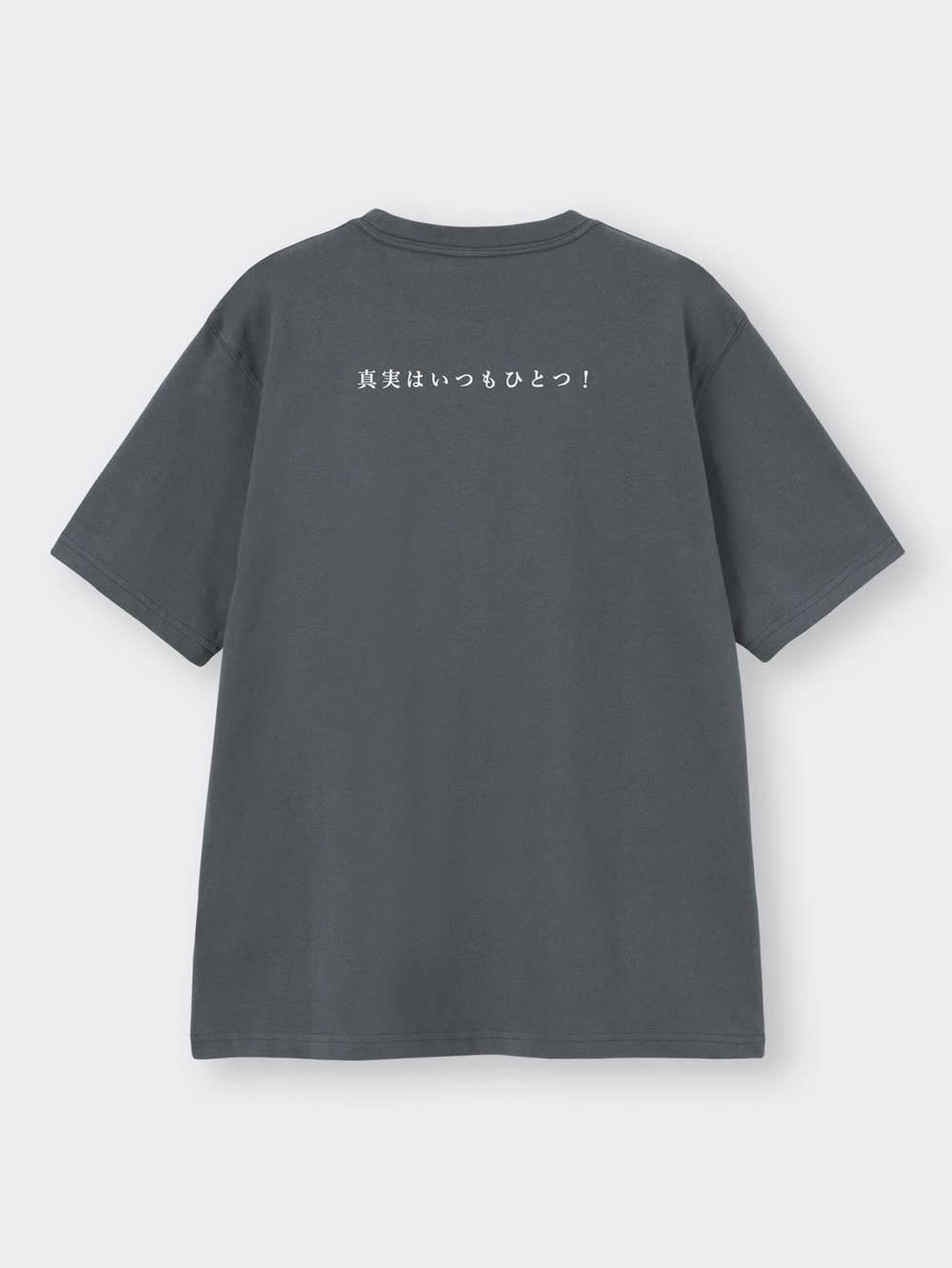 GU公式 | オーバーサイズグラフィックT(5分袖) Detective Conan 2+EC