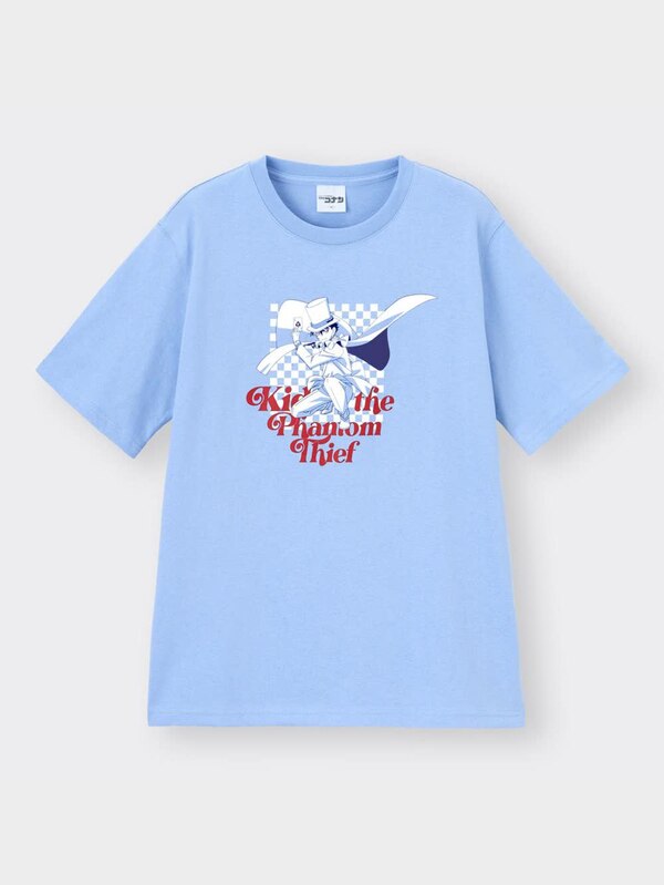 オーバーサイズグラフィックT(5分袖) Detective Conan 3+EC(名探偵コナン)(怪盗キッド)