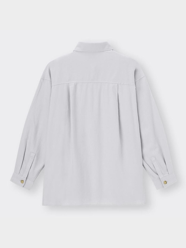 フランネルオーバーサイズシャツ(長袖)RS+E