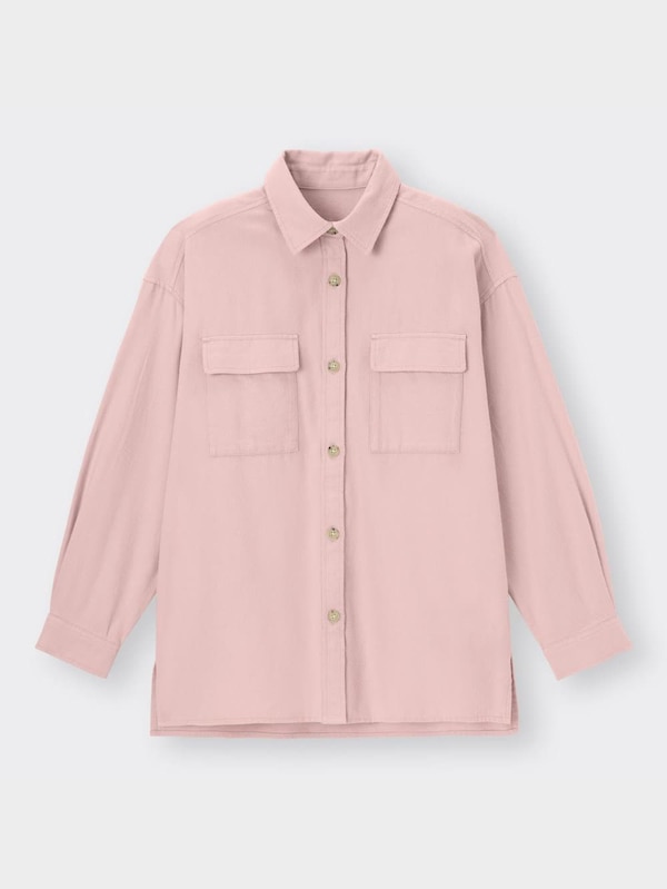 フランネルオーバーサイズシャツ(長袖)RS+E