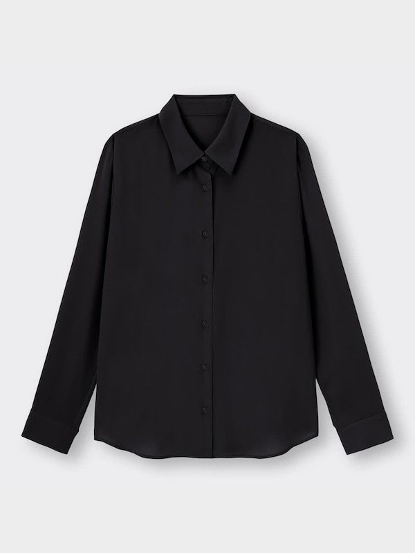 ドレープレギュラーカラーシャツ(長袖)