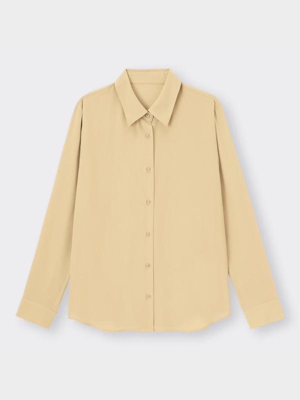 ドレープレギュラーカラーシャツ(長袖)