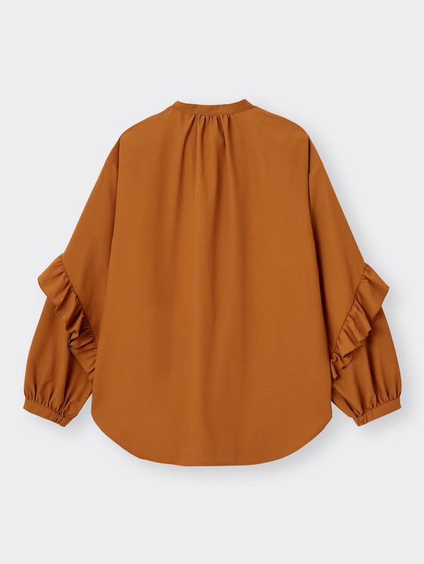 ラッフルスリーブブラウス(長袖)Q