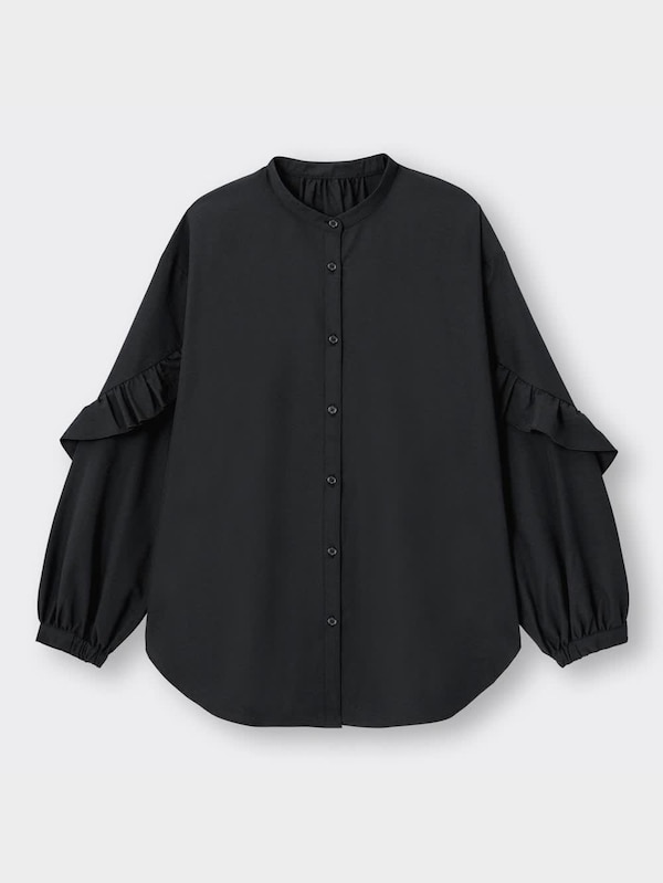 ラッフルスリーブブラウス(長袖)Q