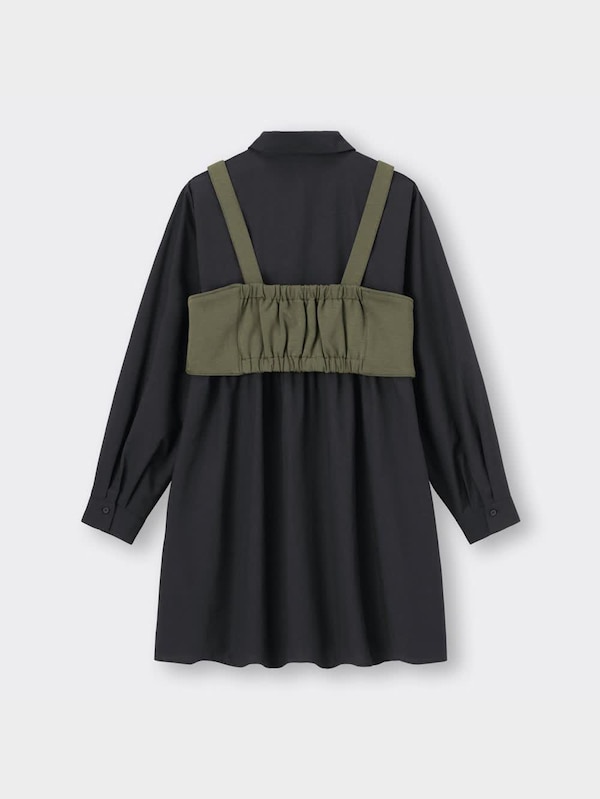 ビスチェコンビネーションロングシャツ(長袖)Q