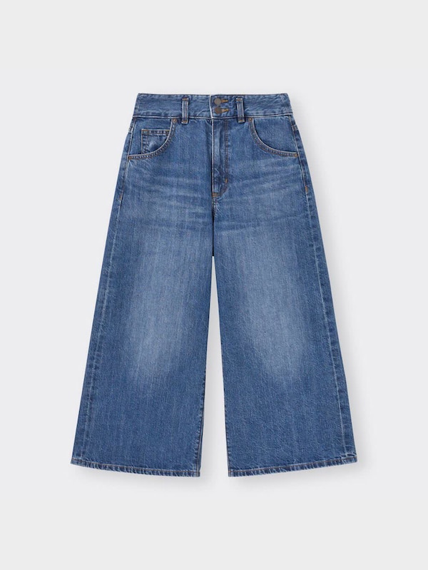 クロップドワイドジーンズRS+X