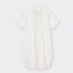 シアーロングシャツ(5分袖)-OFF WHITE