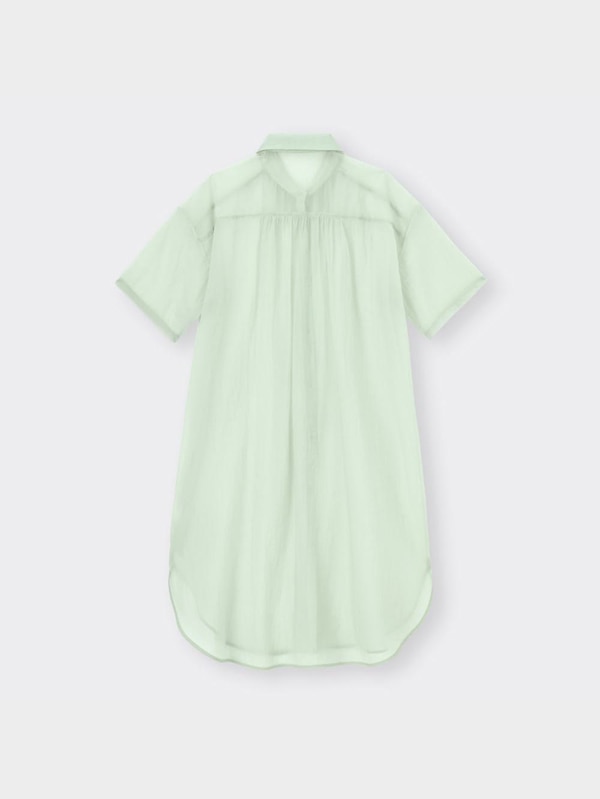 シアーロングシャツ(5分袖)