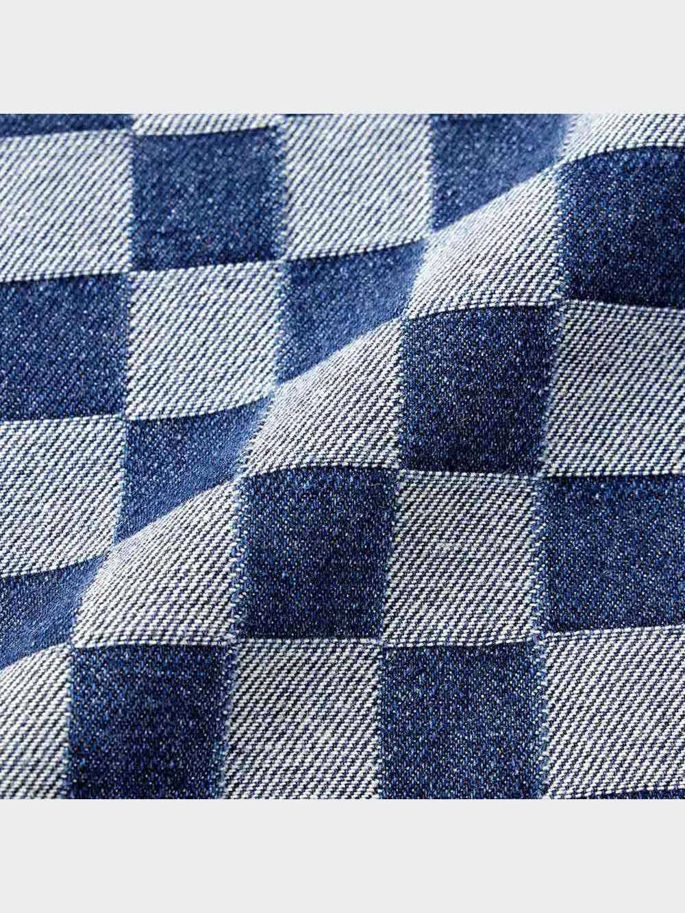 専用　Mサイズ GU公式 | チェッカーボードストレートジーンズYT+X