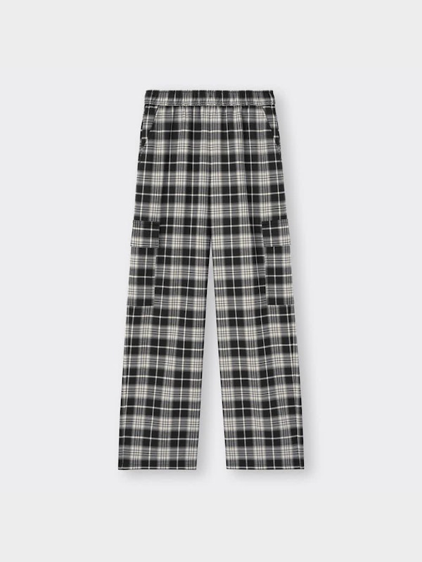 チェックカーゴパンツYT+X