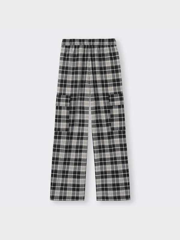 チェックカーゴパンツYT+X