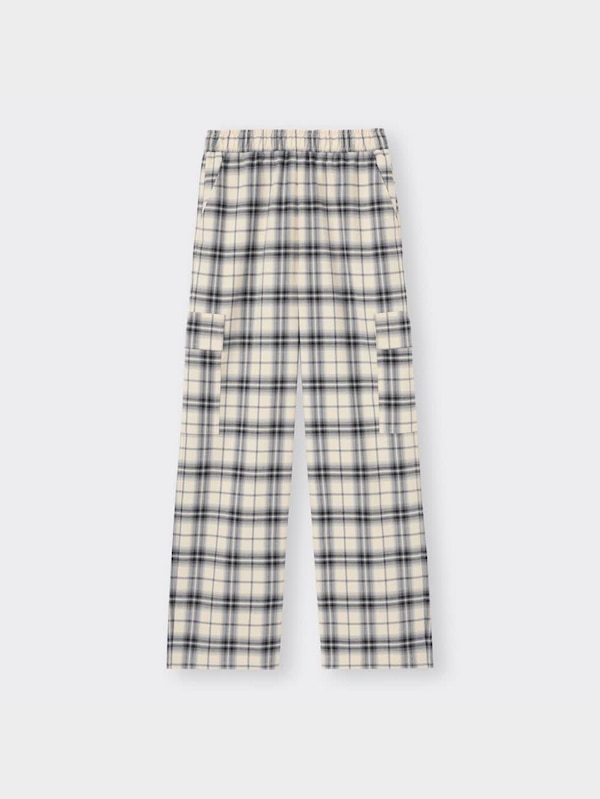 チェックカーゴパンツYT+X