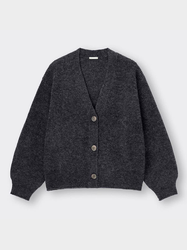 パフィータッチパフスリーブカーディガン(長袖)