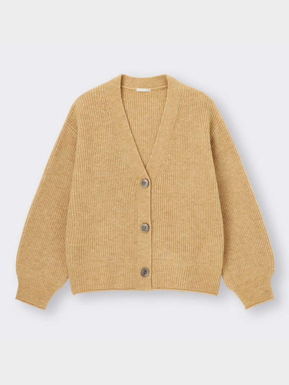 GU公式 | パフィータッチパフスリーブカーディガン(長袖)