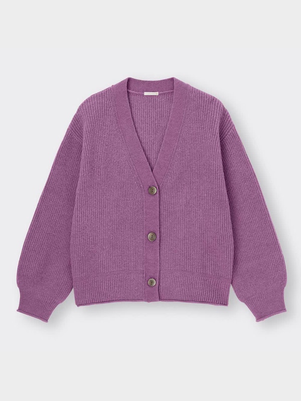 パフィータッチパフスリーブカーディガン(長袖)