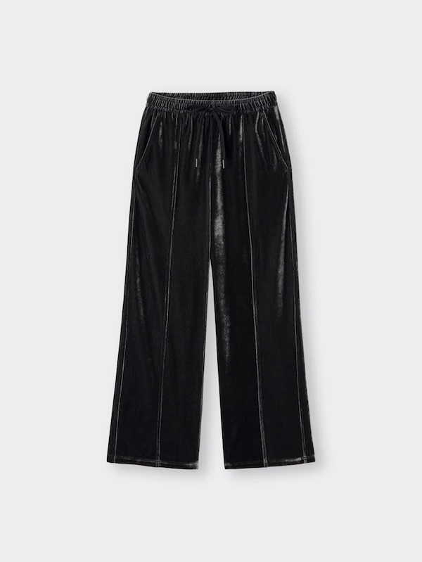 ベロアイージーストレートパンツYT+E