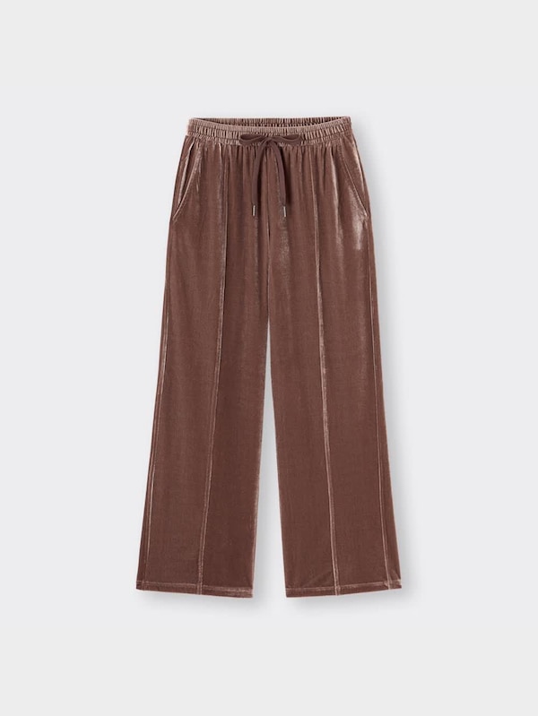 ベロアイージーストレートパンツYT+E