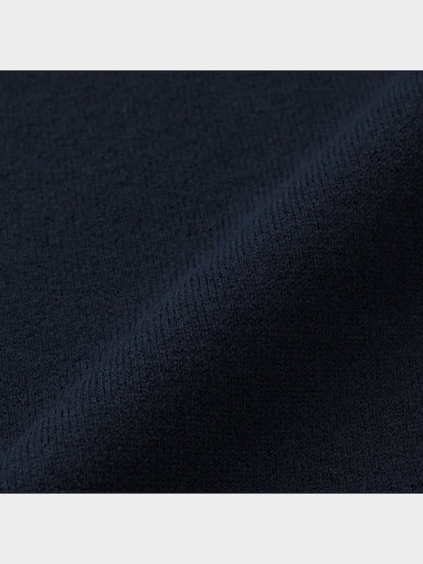 クルーネックニットワンピース(長袖)