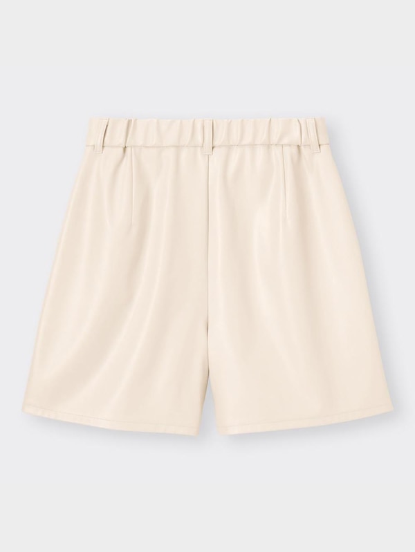 フェイクレザーショートパンツYT+X