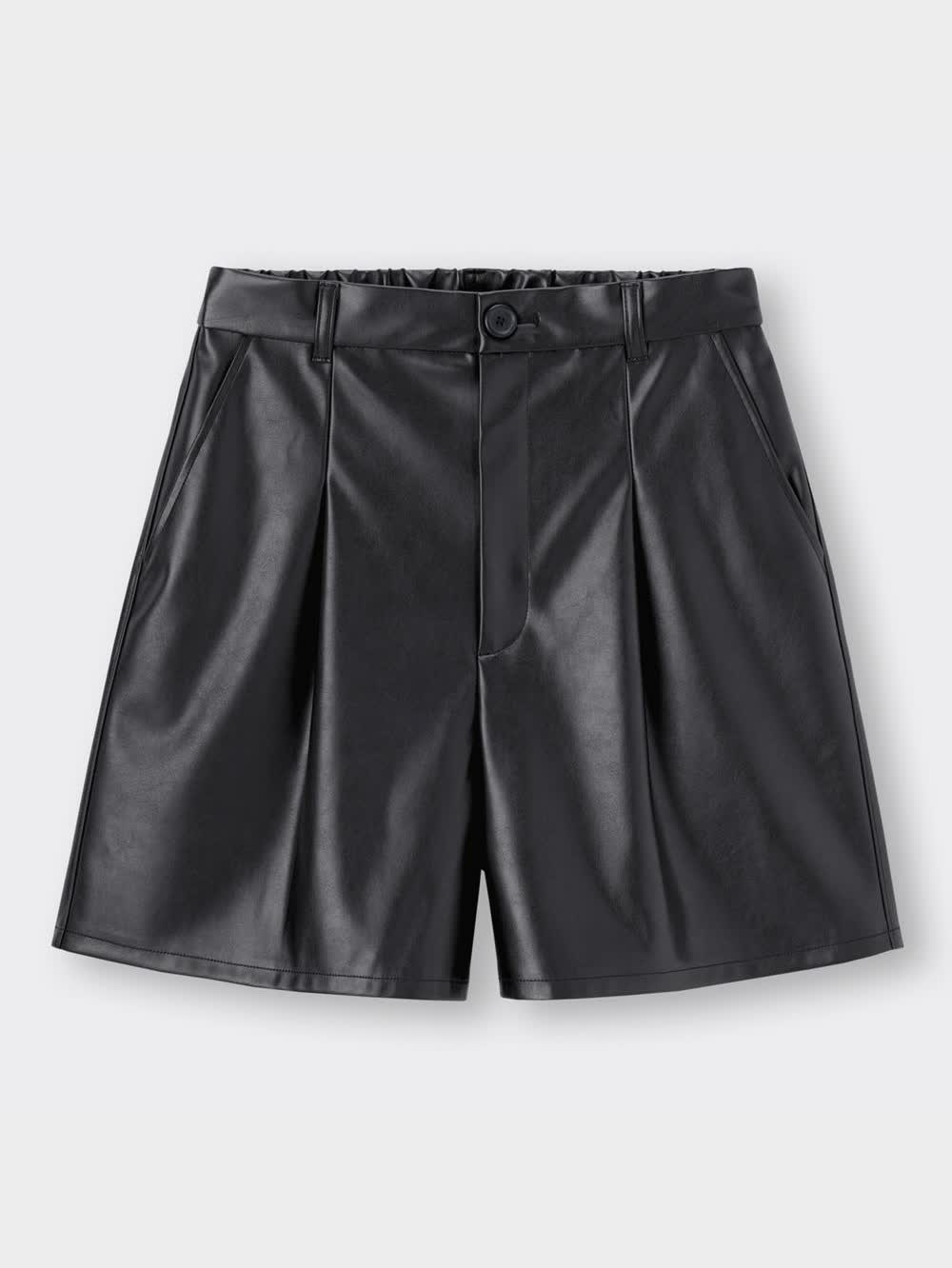 GU公式 | フェイクレザーショートパンツYT+X