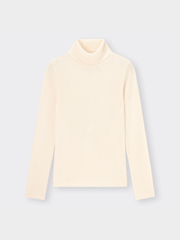 リブタートルネックセーター(長袖)