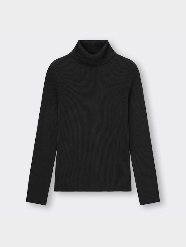 リブタートルネックセーター(長袖)
