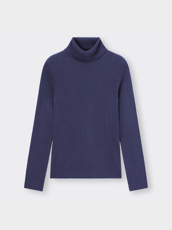 リブタートルネックセーター(長袖)