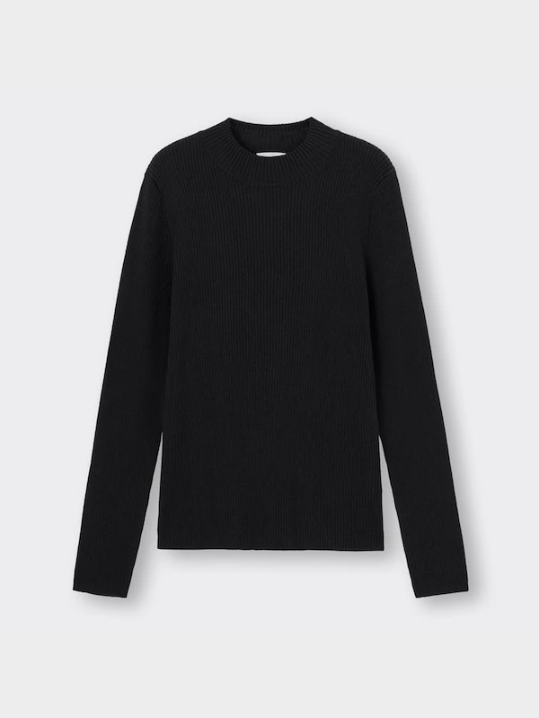 リブハイネックセーター(長袖)