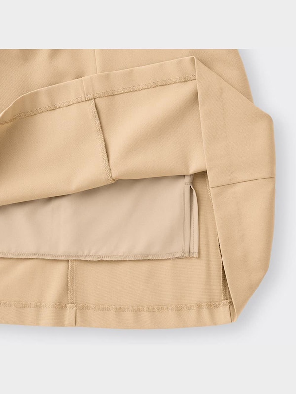 ウォッシャブルセミフレアミディスカートZ+X(セットアップ可能)