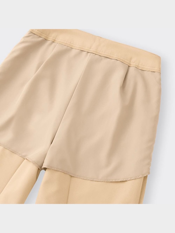 ウォッシャブルストレートパンツZ+X(セットアップ可能)