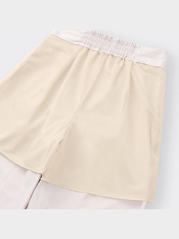 ワイドクロップドパンツZ+E