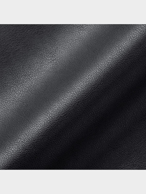 フェイクレザーAラインミディスカートZ+E