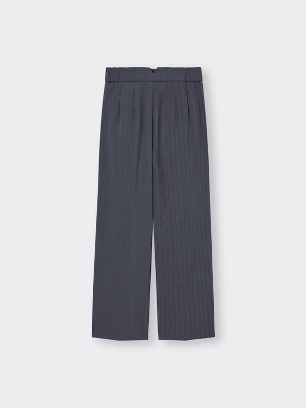 ヘリンボーンハイウエストワイドパンツZ+E